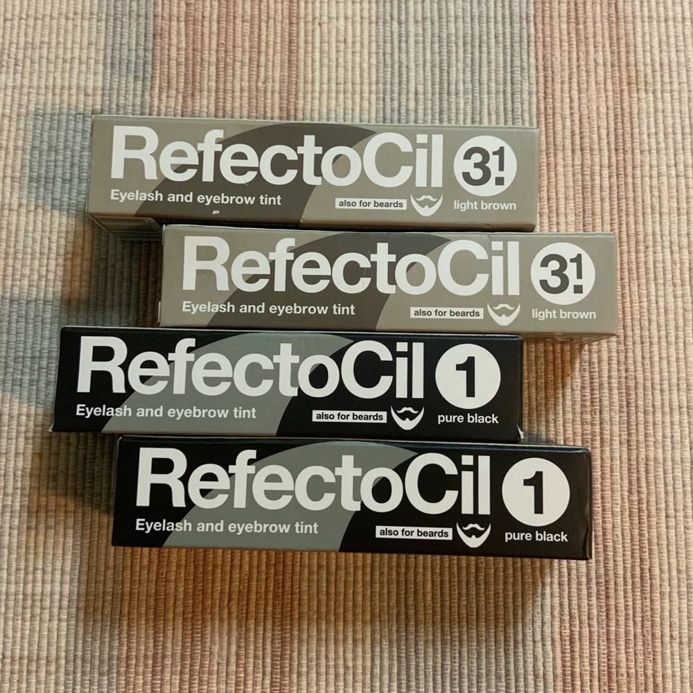 4pcs RefectoCil Eyelash and Eyebrow Tint Set - as pictured!